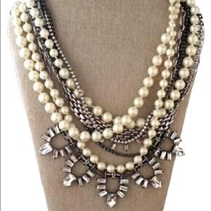 Stella & Dot Starlet Pearl Necklace